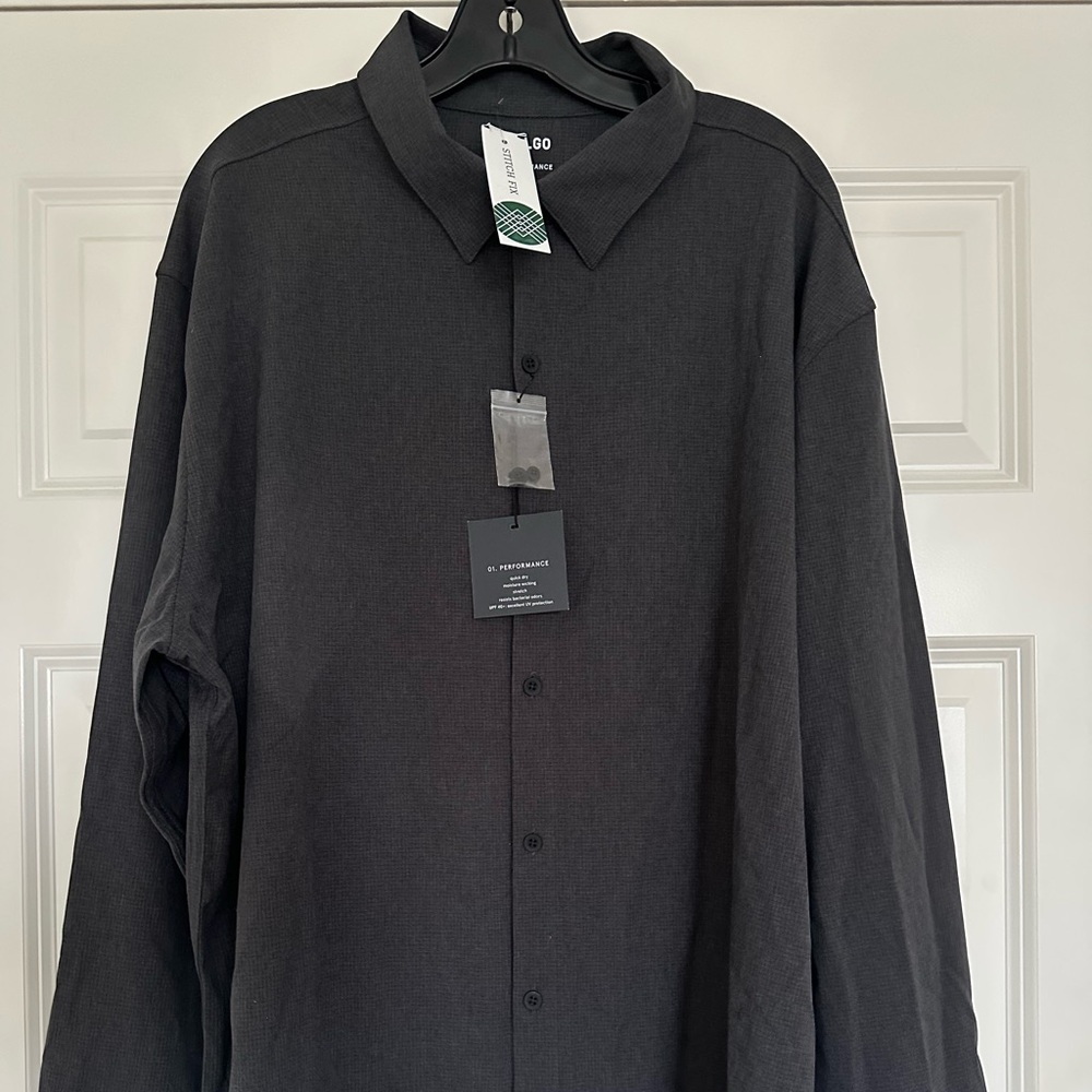 Long sleeve, button up shirt